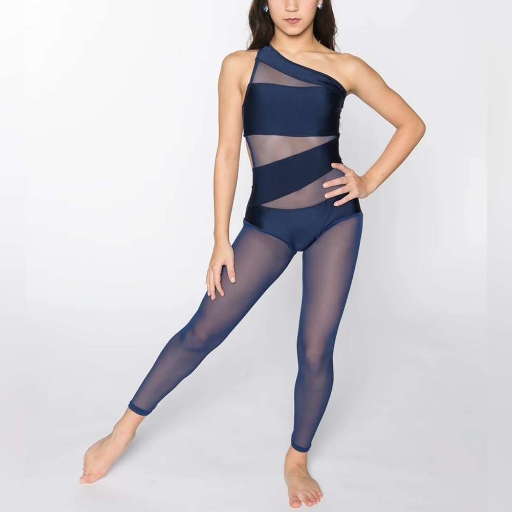 Kids Navy Blue Dance Costume